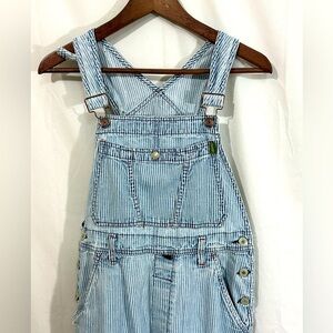 2000’s EDC Esprit Denim Railroad Stripe Overalls Women’s Carpenter Vintage Small